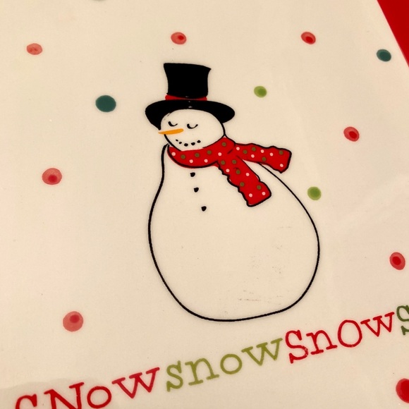 Snowman Plate - Picture 3 of 5